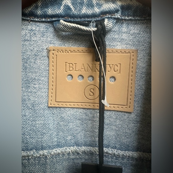 BlankNYC Light Blue Denim Vest - Picture 3 of 6